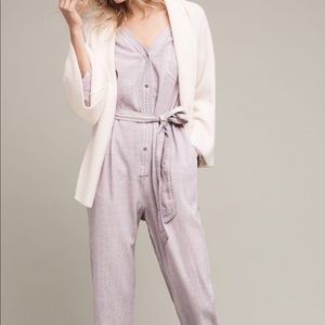 Anthropologie NWT Lavender Achiever Jumpsuit